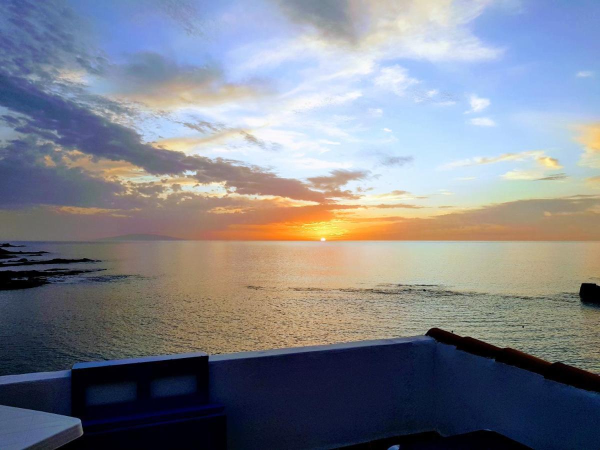 Ferienwohnung Vv Puesta De Sol Frente Al Mar Con Balcon Y Aire Acondicionado Alojera Exterior foto